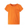 NAME IT G T-shirt LOVA - harvest pumpkin- 110