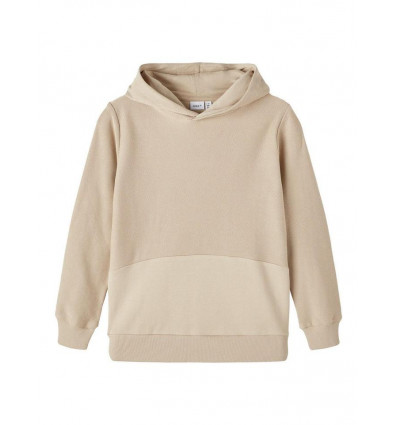 NAME IT B Sweater hoodie LUSKO - humus - 116