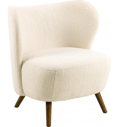 CROSBY fauteuil lounge - teddy stof - 76x73x82cm TU LU