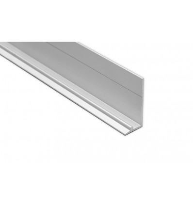 Waterwall plintprofiel 10.2x35x2400MM aluminium plint profiel