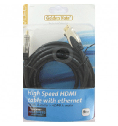 BLUELINE High speed HDMI kabel gold 5m