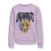 ONLY G Sweater LUCINDA tijger - lavendel- 110/116