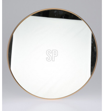 Spiegel rond - 50x50cm - goud