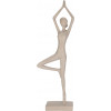 Deco beeld yoga vrouw - 12x7x40cm - ass. (prijs per stuk)