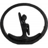 Deco beeld yoga ring - 22.5x4.5x19.5cm - ass. (prijs per stuk)