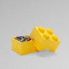 LEGO Brick 4 opbergbox - 25x25x18cm 6L - geel