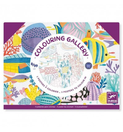 DJECO Colouring gallery - Japan kleurplaten