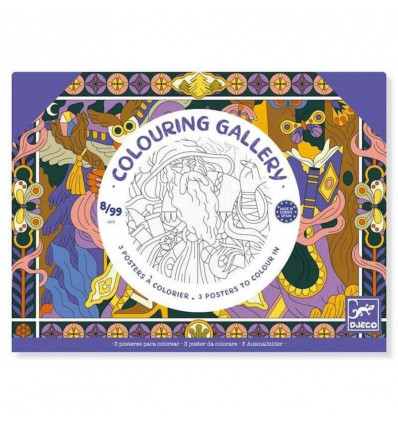 DJECO Colouring gallery - helden kleurplaten