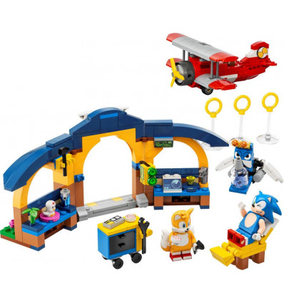 LEGO Sonic 76991 Tails' werkplaats en Tornado vliegtuig