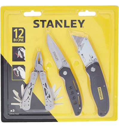 STANLEY Multi tool messenset - 3pack
