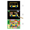 DJECO Scratch cards for little ones - voertuigen