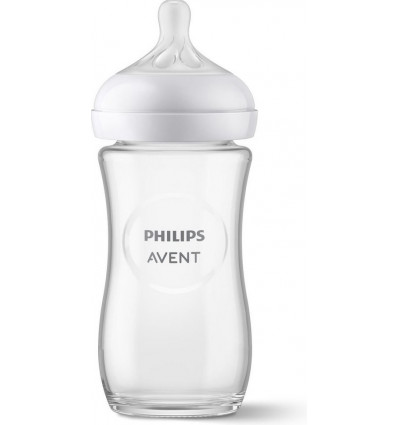 AVENT Natural 3.0 zuigfles glas - 240ml