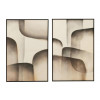JLINE Wanddecoratie abstract - 80x120cm- ass. (prijs per stuk)