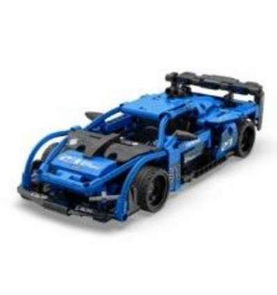 Pull back racing car blauw - 380 bouw stenen 10105336