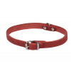 VADIGRAN Halsband rood 37CM S geolied leder - hond