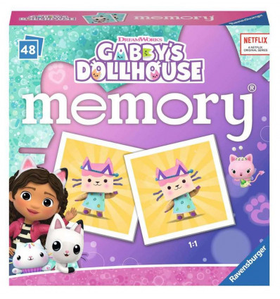 RAVENSBURGER Spel - Gabbys dollhouse mini memory