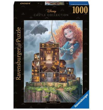 RAVENSBURGER Puzzel - Disney castle Merida 1000st.