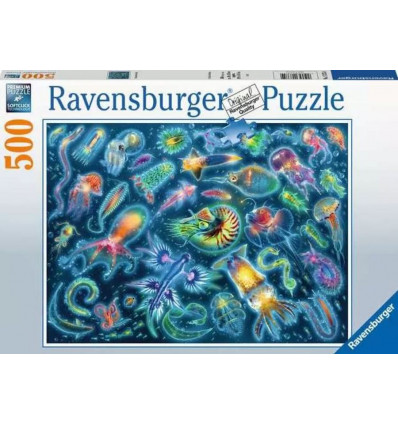 RAVENSBURGER Puzzel - Kleurrijke kwallen 500st.