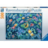 RAVENSBURGER Puzzel - Kleurrijke kwallen 500st.