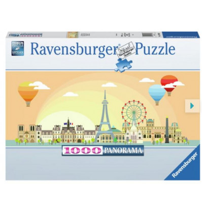 RAVENSBURGER Puzzel - Een dag in Parijs 1000st.