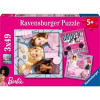 RAVENSBURGER Puzzel - Barbie inspire the world 3x49st.