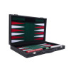 Backgammon 15 inch koffer - groen/rood/ wit 38x23x5.5cm