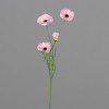 Klaproos 4 bloemen 60cm - roze
