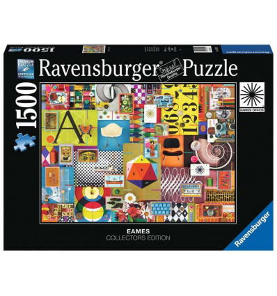 RAVENSBURGER Puzzel - Eames house of cards 1500st.
