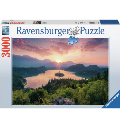 RAVENSBURGER Puzzel - Het meer van Bled Slovenie 3000st.