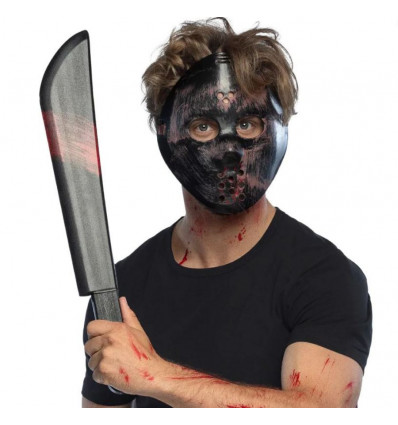 Set killer - gezichtsmasker/machete