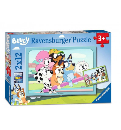 RAVENSBURGER Puzzel - Bluey 2x12stuks