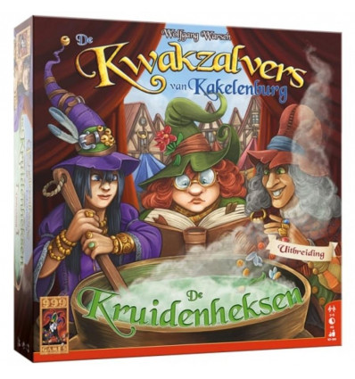 999 GAMES Kwakzalvers van Kakelenburg - De kruidenheksen - Bordspel