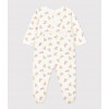 PETIT BATEAU Baby pyjama mutsjes - wit/ multicol.- 3m