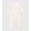 PETIT BATEAU Baby pyjama mutsjes - wit/ multicol.- 12m
