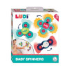 LUDI - set van 3 Baby spinners vanaf 10 maanden