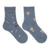 CONDOR Kinder sokken - hond/ bone jeans blauw - 23/26