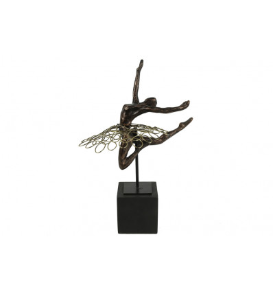 MELOTTI Beeld ballerina sprong- 17x22x40cm - brons