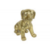 LINA Deco hond zittend - 19x11x18.5cm - goud