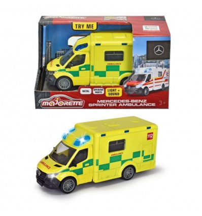 MAJORETTE Mercedes-benz sprinter ambulance BE