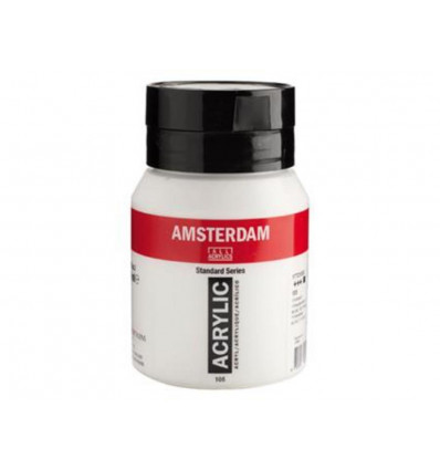 AMSTERDAM AAC Acryl 500ml - titaanwit