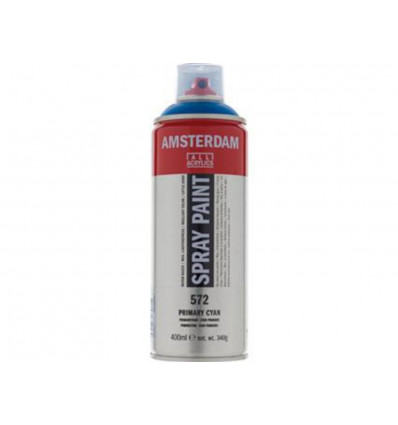 AMSTERDAM AAC Spray 400ml- primair cyaan