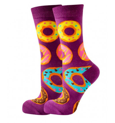 NOXXIEZ Soxxiez sokken - Donut paars