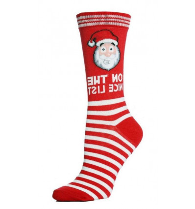 NOXXIEZ Soxxiez sokken - Kerstman rood