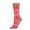 NOXXIEZ Soxxiez sokken - Kerstmis rood