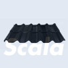 SCALA Dakpanplaat metaal 76x117cm zwart dakplaat pan profiel