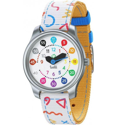 TWISTITI Educatief horloge voor kinderen- outline nummers