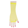 Handschoenen lang visnet - geel