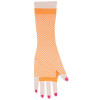 Handschoenen lang visnet - oranje