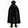 Verkleed cape Venetiaans - zwart