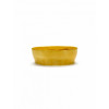OTTOLENGHI Feast saladekom- S 28.5x9.5cm- sunny yellow swirl stripes rood
